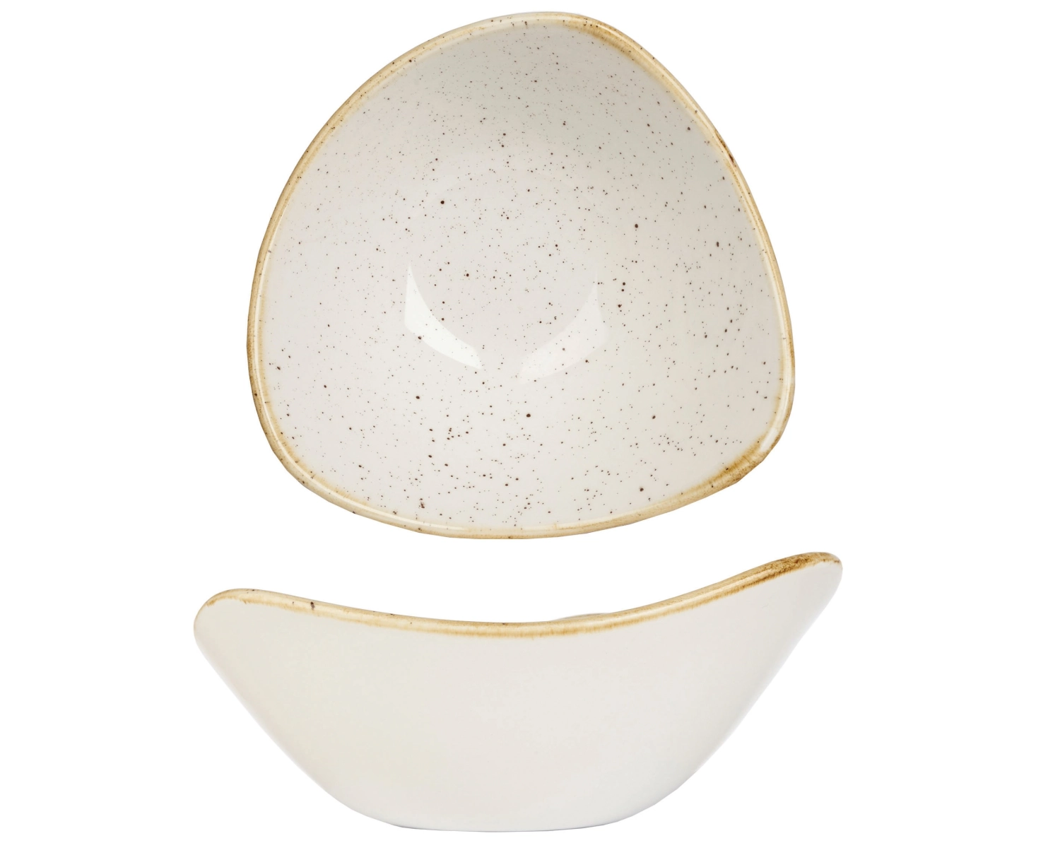 Stonecast Barley White Triangel Schüssel