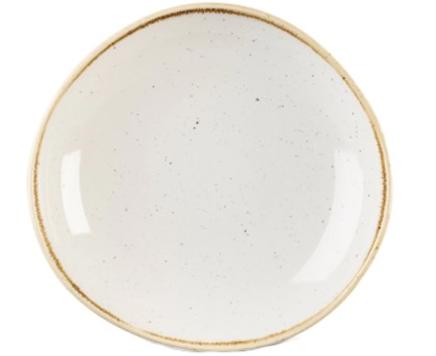 Assiette creuse organic barley white 25.3cm 110cl