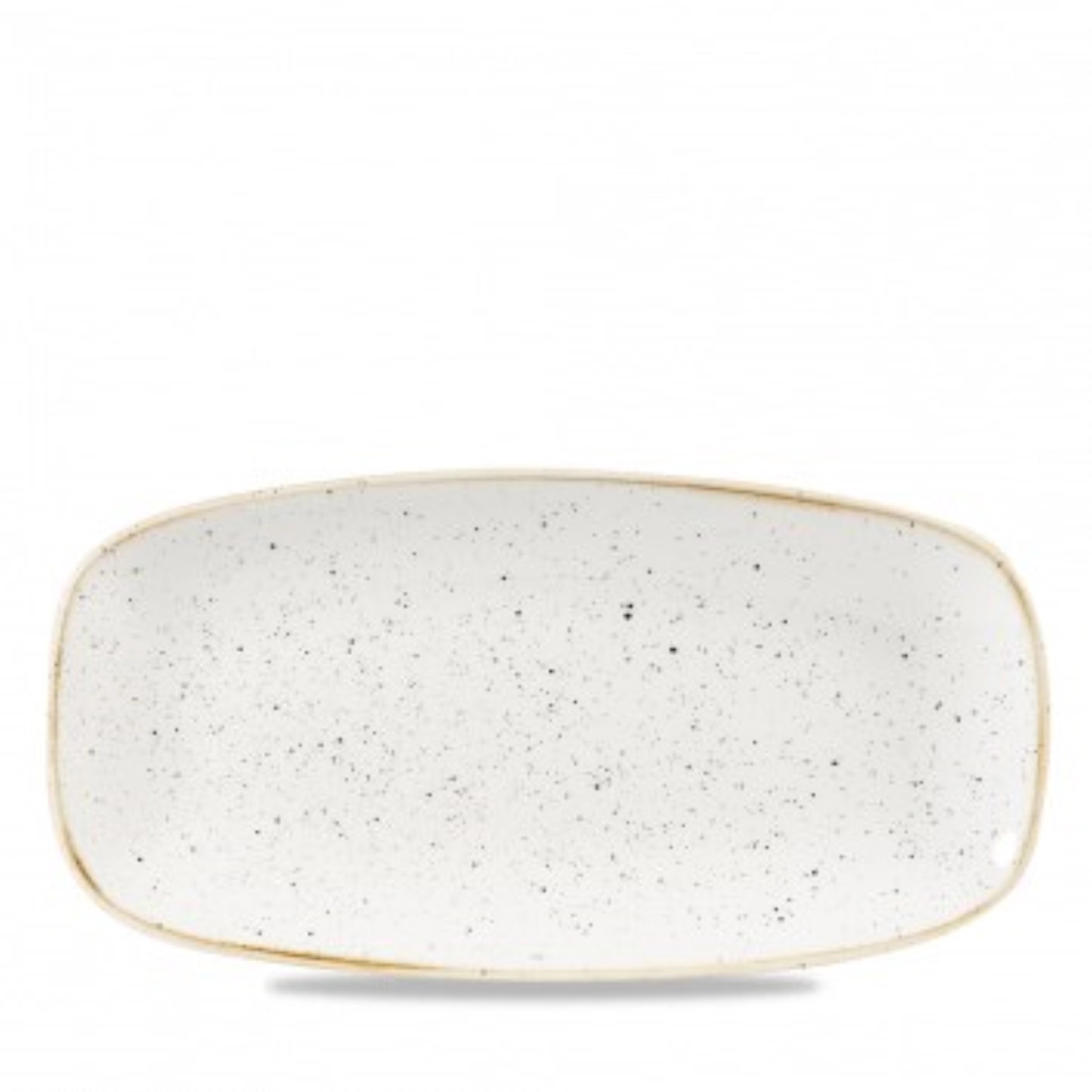 Stonecast barley white plat rectangulaire no. 2 26.9x12.7cm