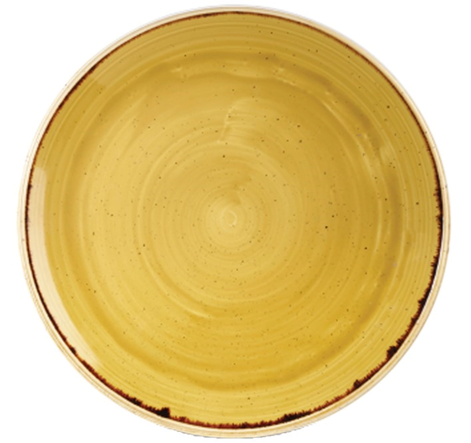 Assiette a pizza mustard 32.4cm