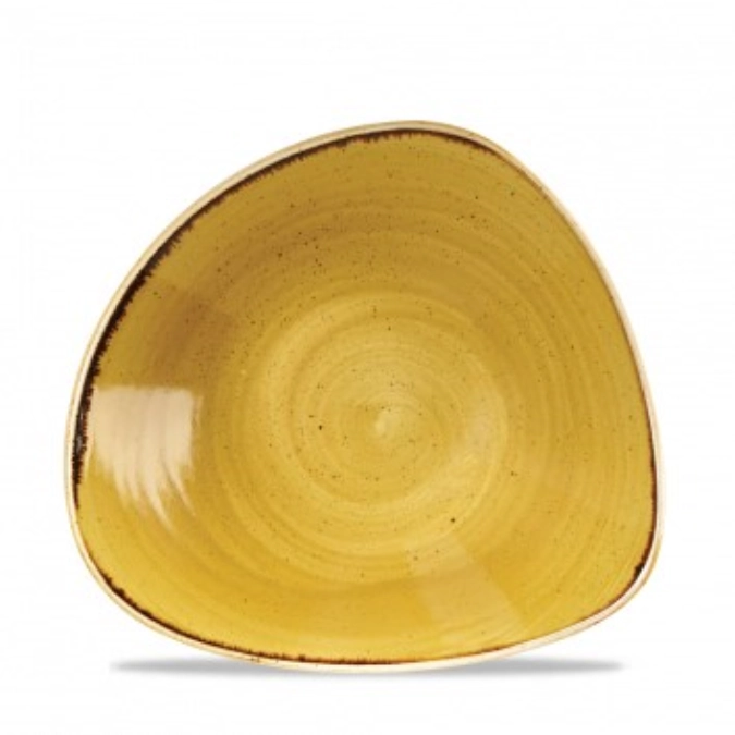 Bol triangle mustard 18.5cm