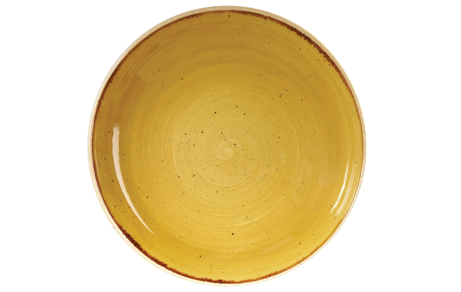 Assiette creuse mustard 18.2cm