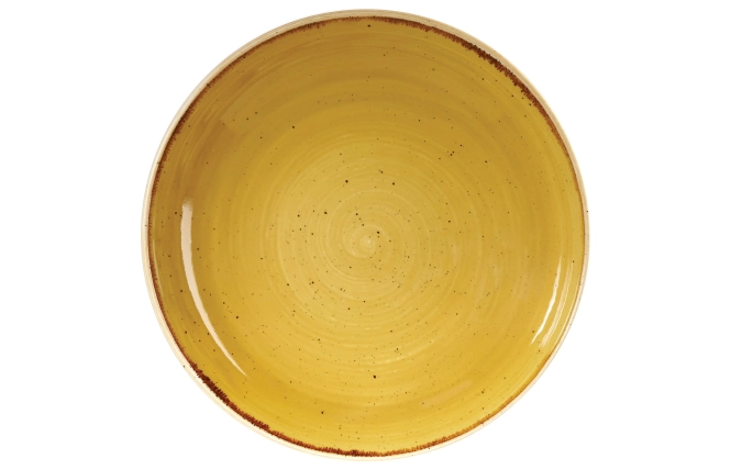 Assiette creuse mustard 18.2cm