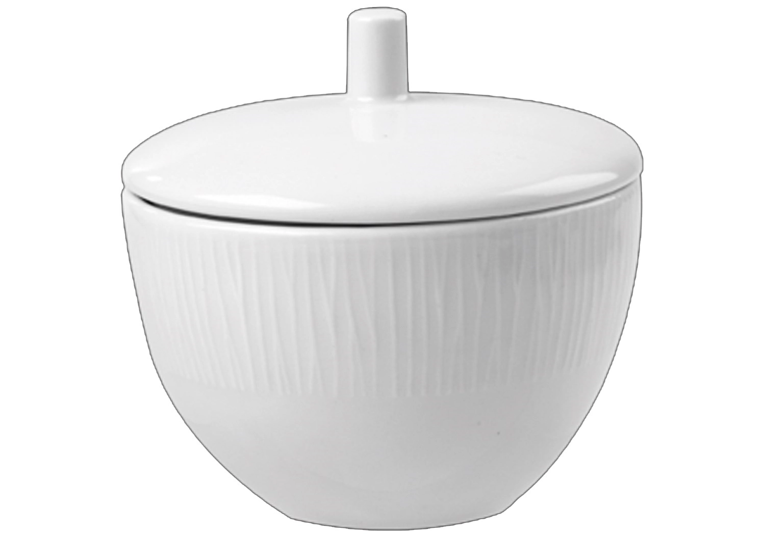 Bamboo White Zuckerschale ohne Deckel