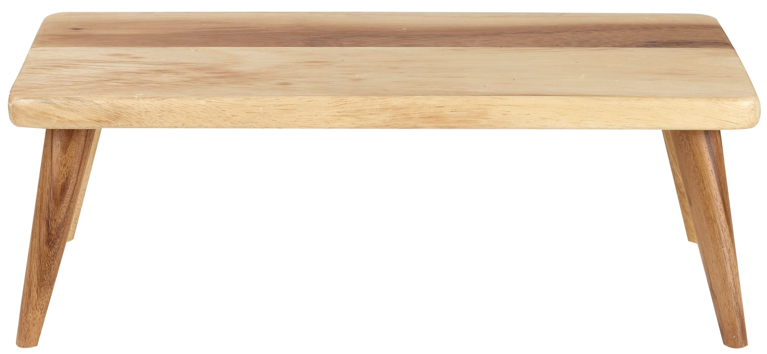 Large tabouret en bois de presentation 42.7x18.4x15.5cm