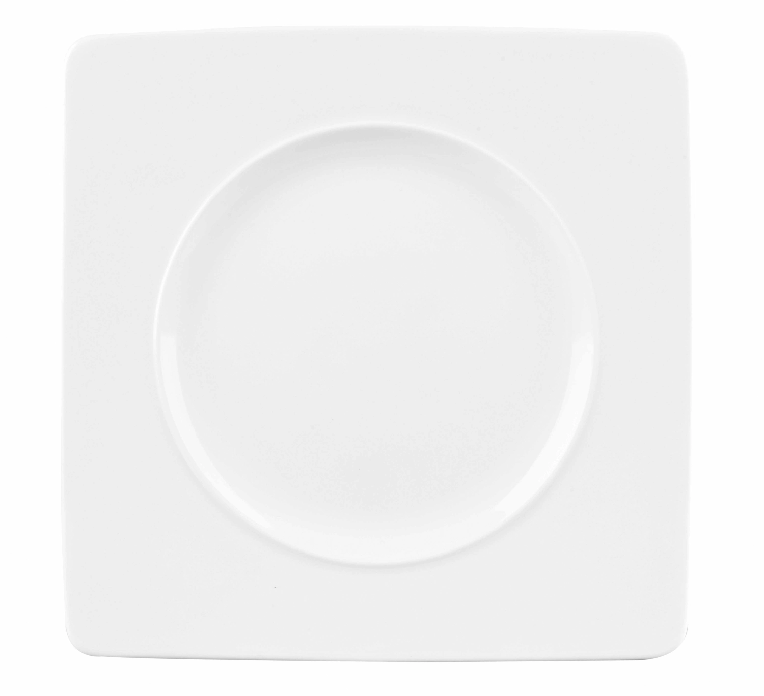 Assiette carree a bord moyen 21cm