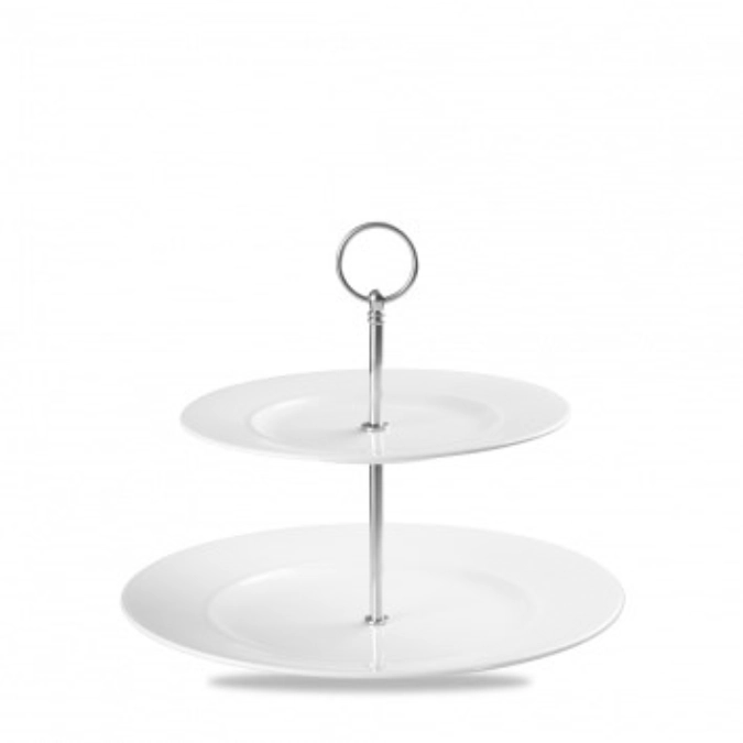 Alchemy Ambience White Etagere 2 Teller