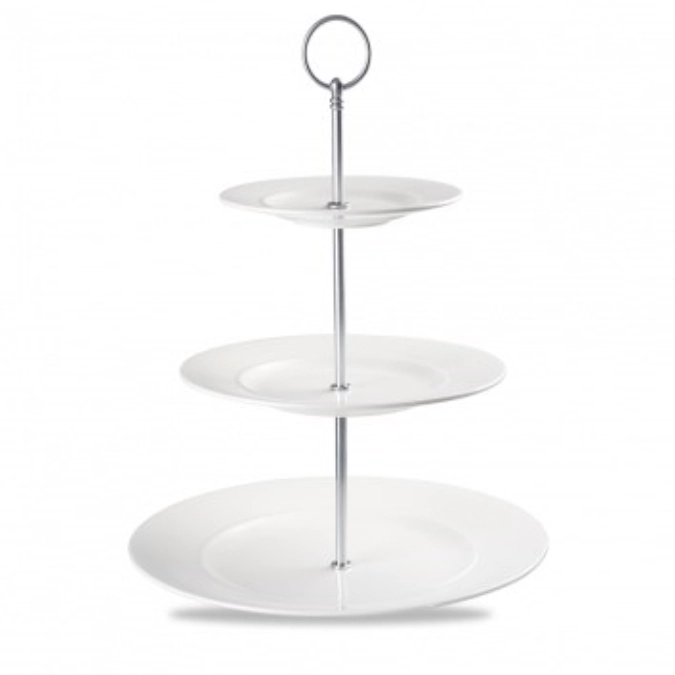 Alchemy Ambience White Etagere 3 Teller