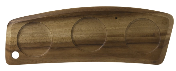 Planche en bois geo 46x15.5cm