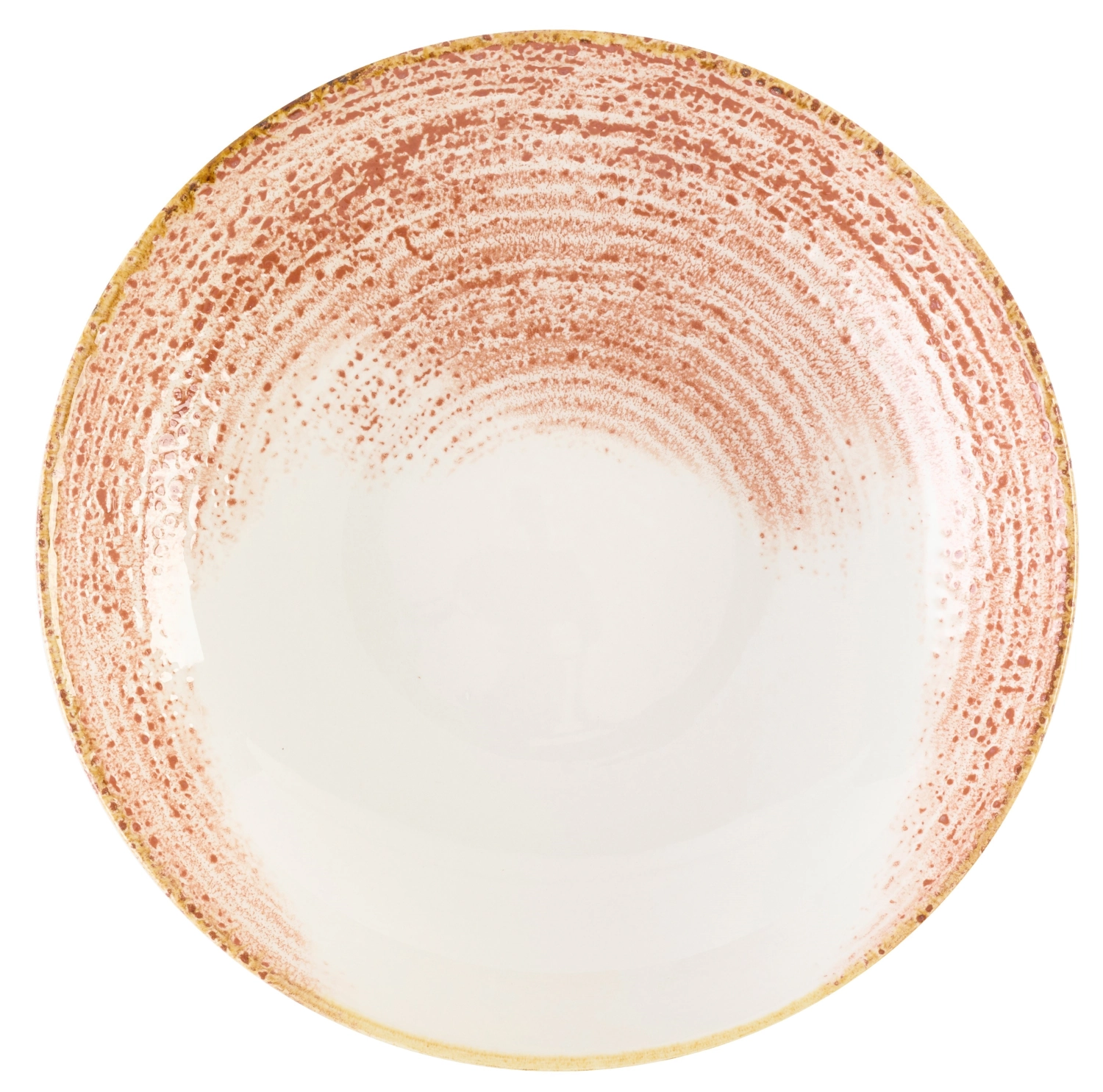 S.P. Homespun Accents Coral Coupe Assiette creuse