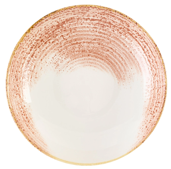 S.P. Homespun Accents Coral Coupe Assiette creuse