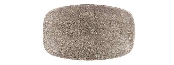 Assiette rectangulaire chefs oblong quartz black 20x12.1cm