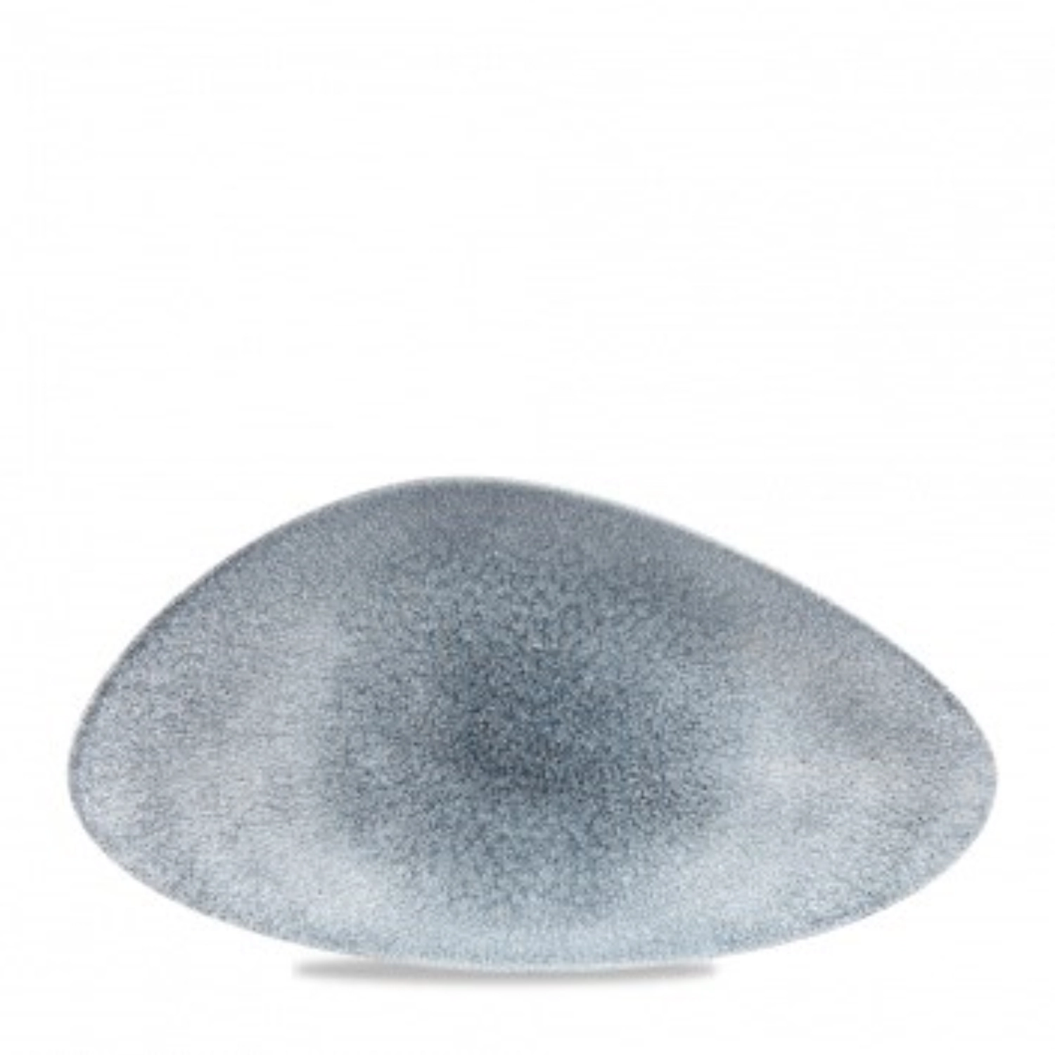 S.P. Raku Topaz Blue Triangel Platte