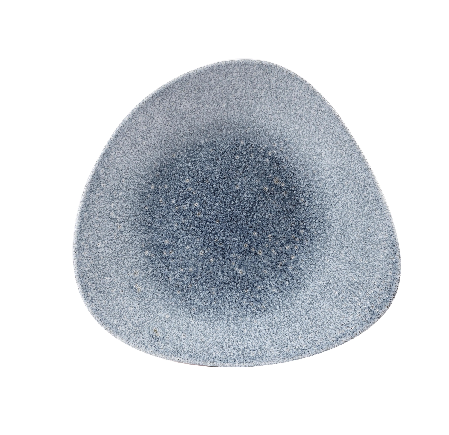 S.P. Raku Topaz Blue Triangel Schüssel