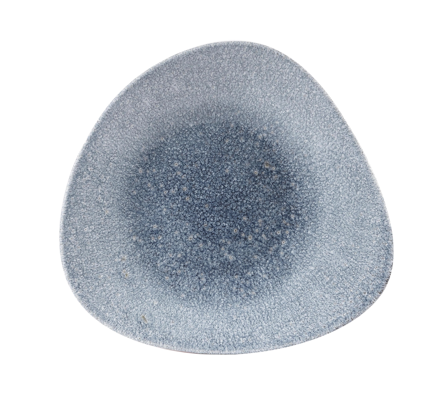 S.P. Raku Topaz Blue Triangel Schüssel