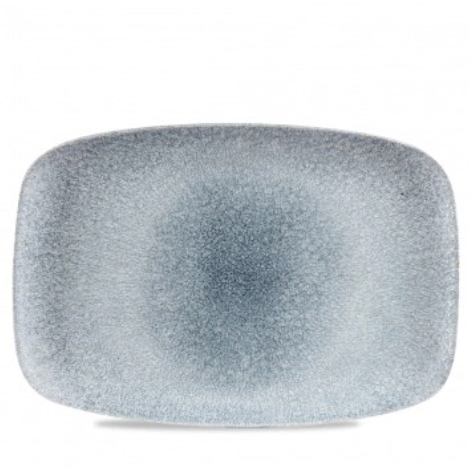 S.P. Raku Topaz Blue Platte