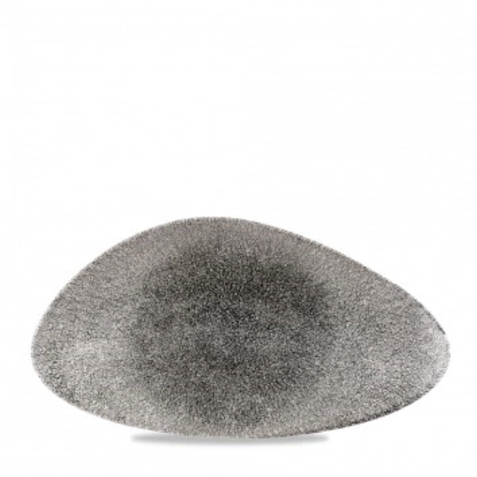 S.P. Raku Quartz Black Triangel Platte