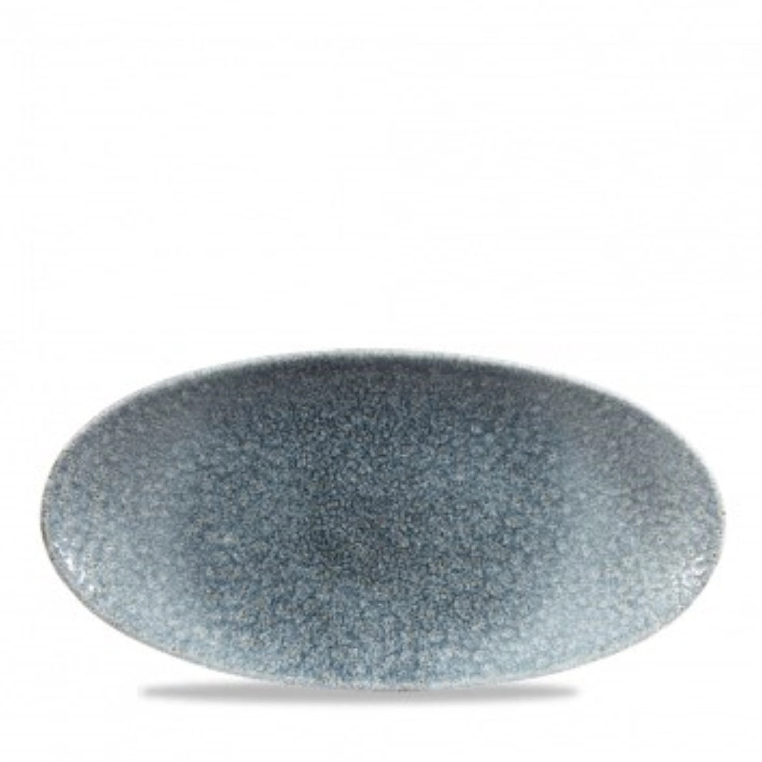 S.P. Raku Topaz Blue Platte