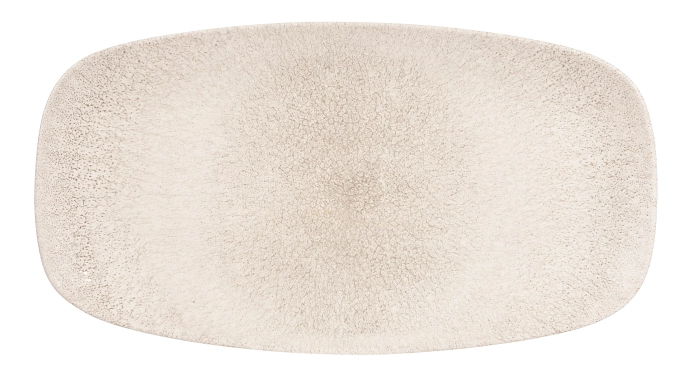 Assiette chefs oblong barley white 30 x 19.9cm