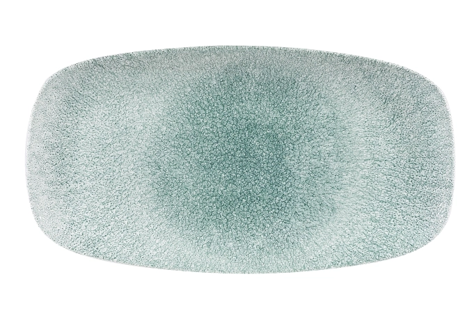 Assiette chefs oblong barley white 26.1cmx20.2cm