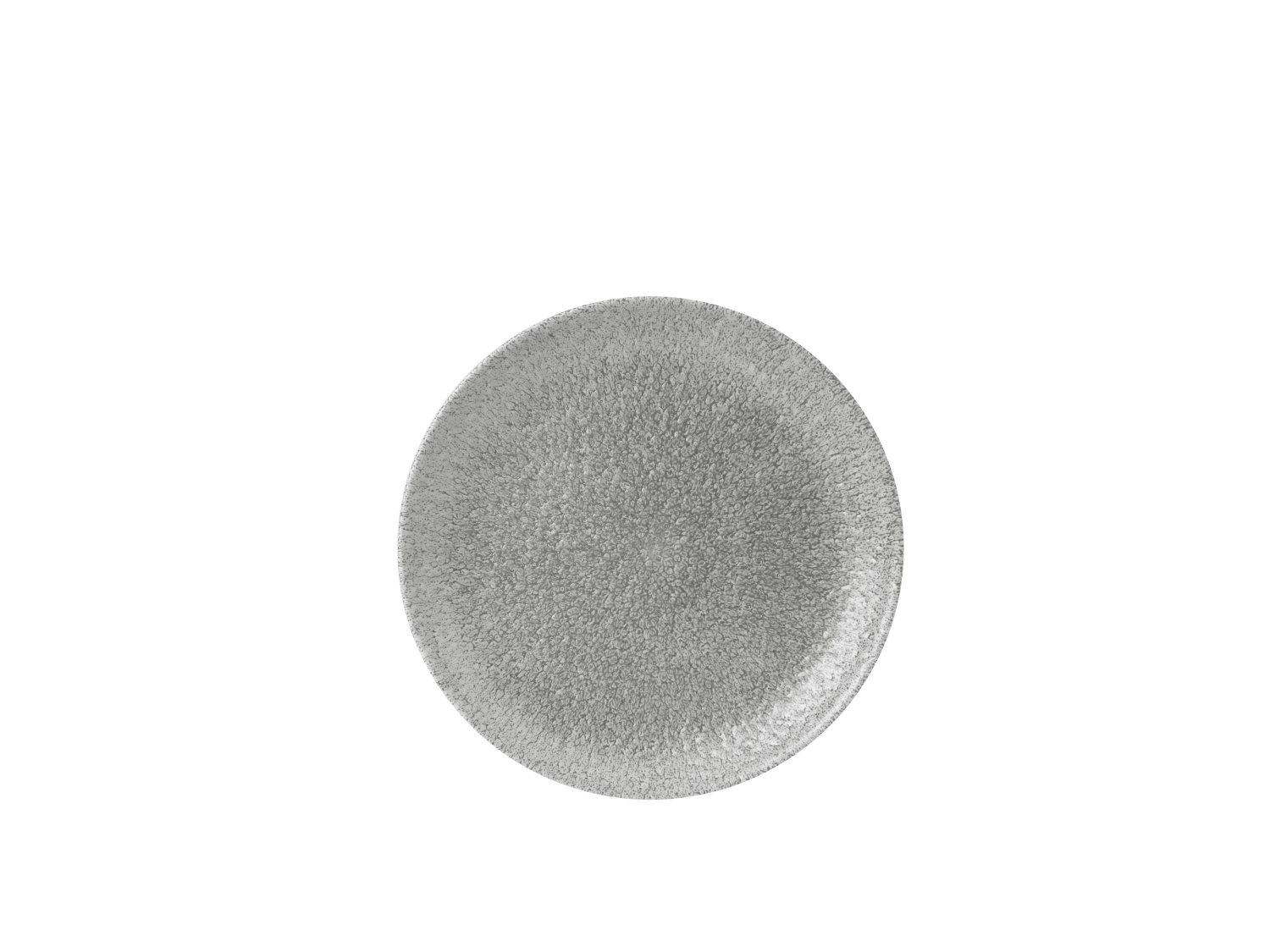 S.P. Raku Jasper Grey Coupe Teller flach