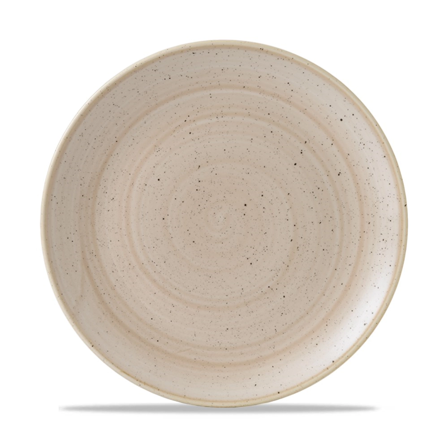 Stonecast Nutmeg Cream Coupe Teller flach