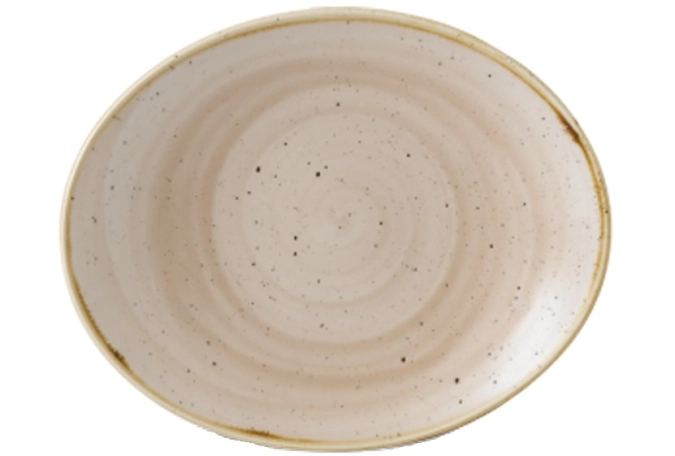 Assiette ovale nutmeg 19.7cm