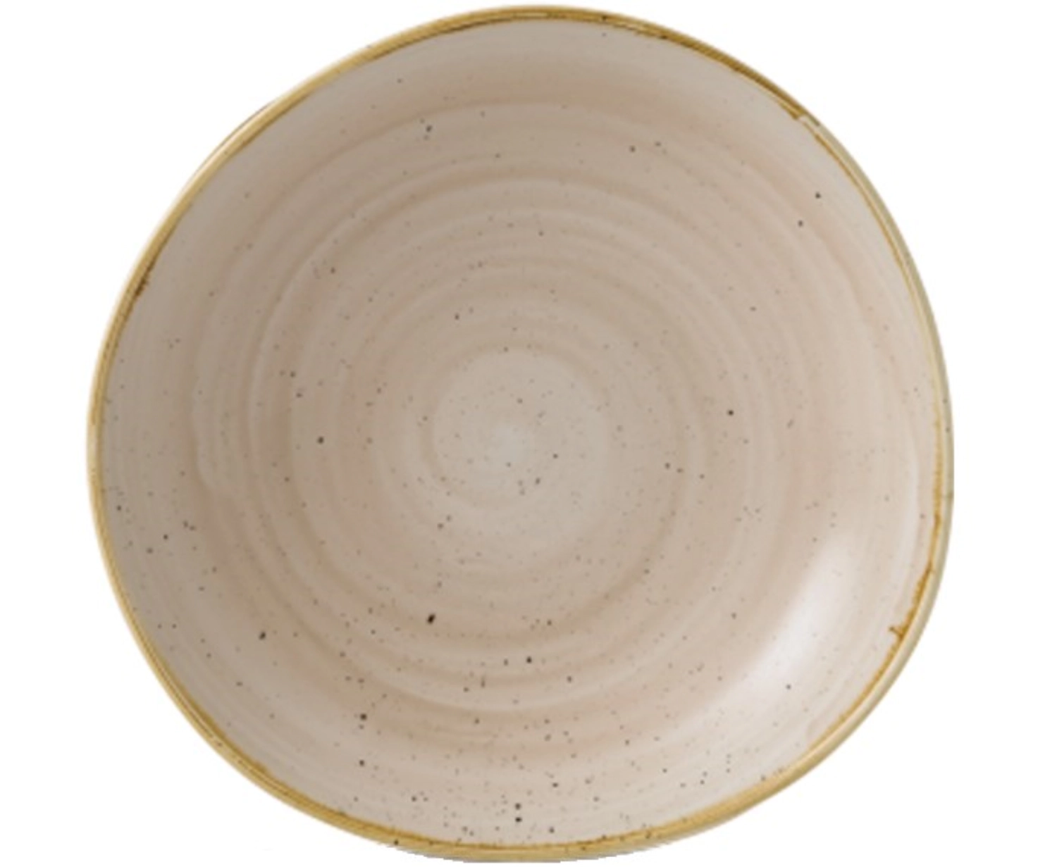 Assiette creuse organic nutmeg 25.3cm