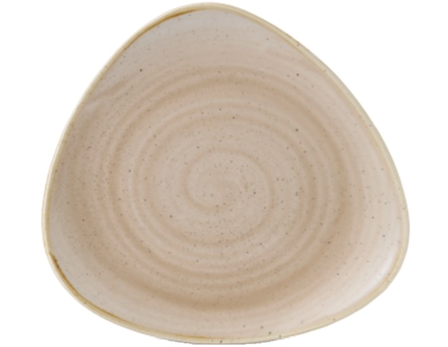 Assiette triangle plate nutmeg 26.5cm