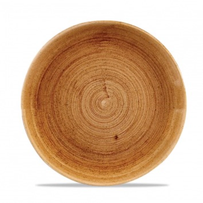 Stonecast patina vintage copper coupe assiette plate 21.7cm