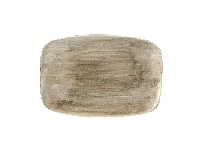 Assiette rectangulaire chef´s oblong 35.5x24.5cm antique tau
