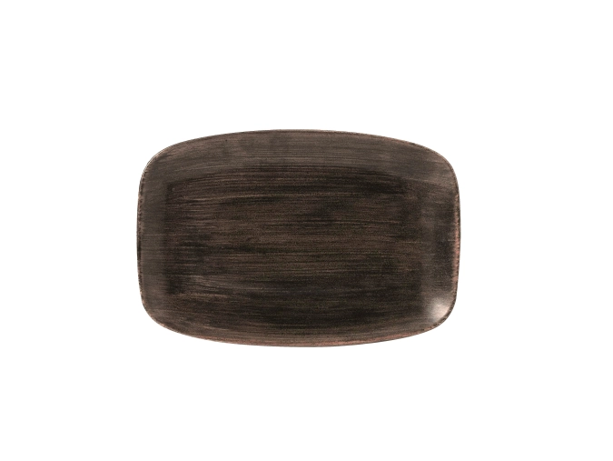 Assiette rectangulaire chef´s oblong 30x19.9cm iron black