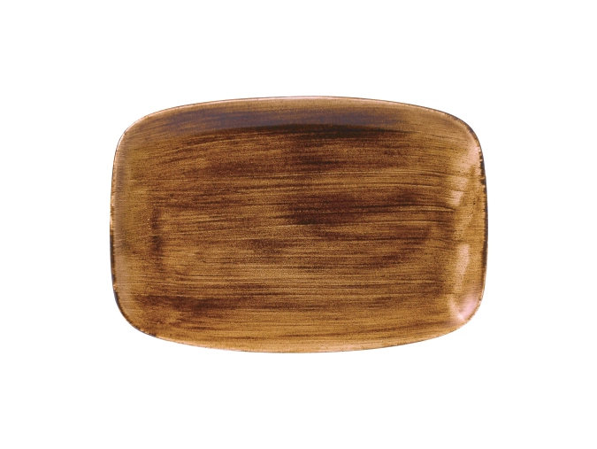 Assiette rectangulaire chef´s oblong 35.5x24.5cm vintage cop