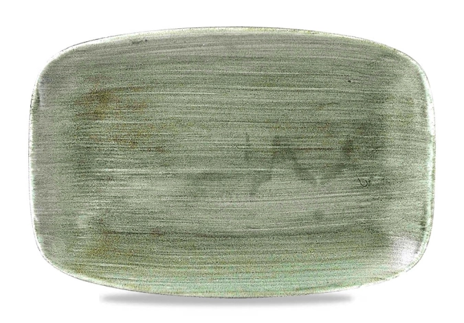 Assiette rectangulaire chef´s oblong 35.5x24.5cm burnished g