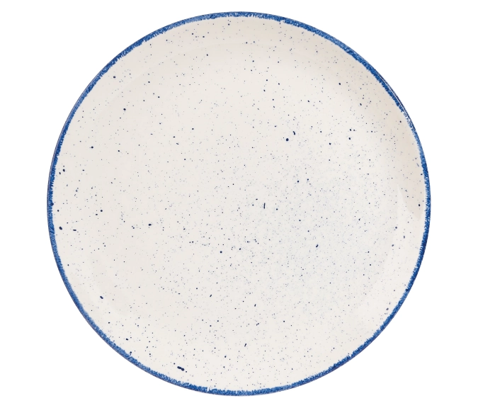 Stonecast Hints Indigo Blue Coupe Teller flach