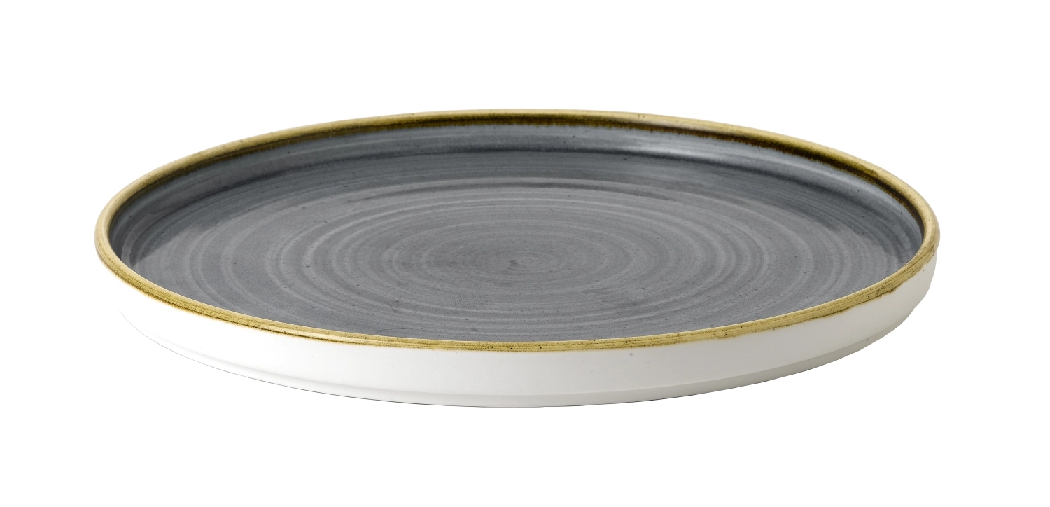 Stonecast blueberry walled assiette plate 26cm