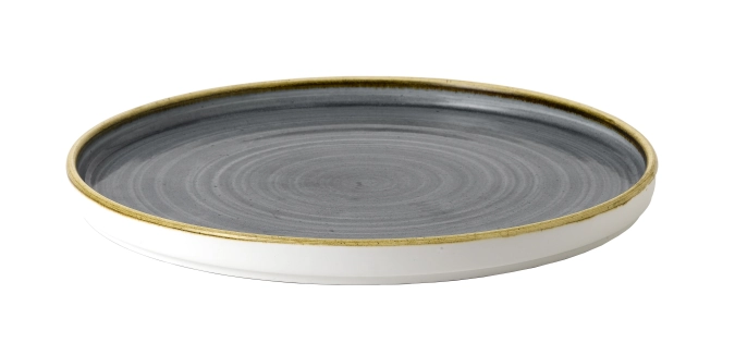 Stonecast blueberry walled assiette plate 26cm