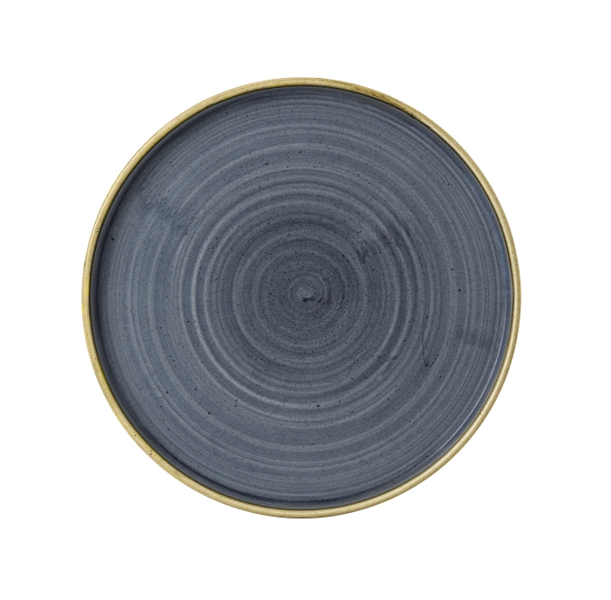 Assiette ronde plate bord droit 21cm