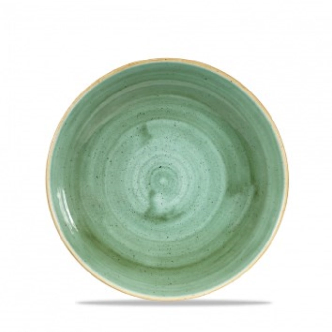 Assiette creuse samphire green 24.8cm