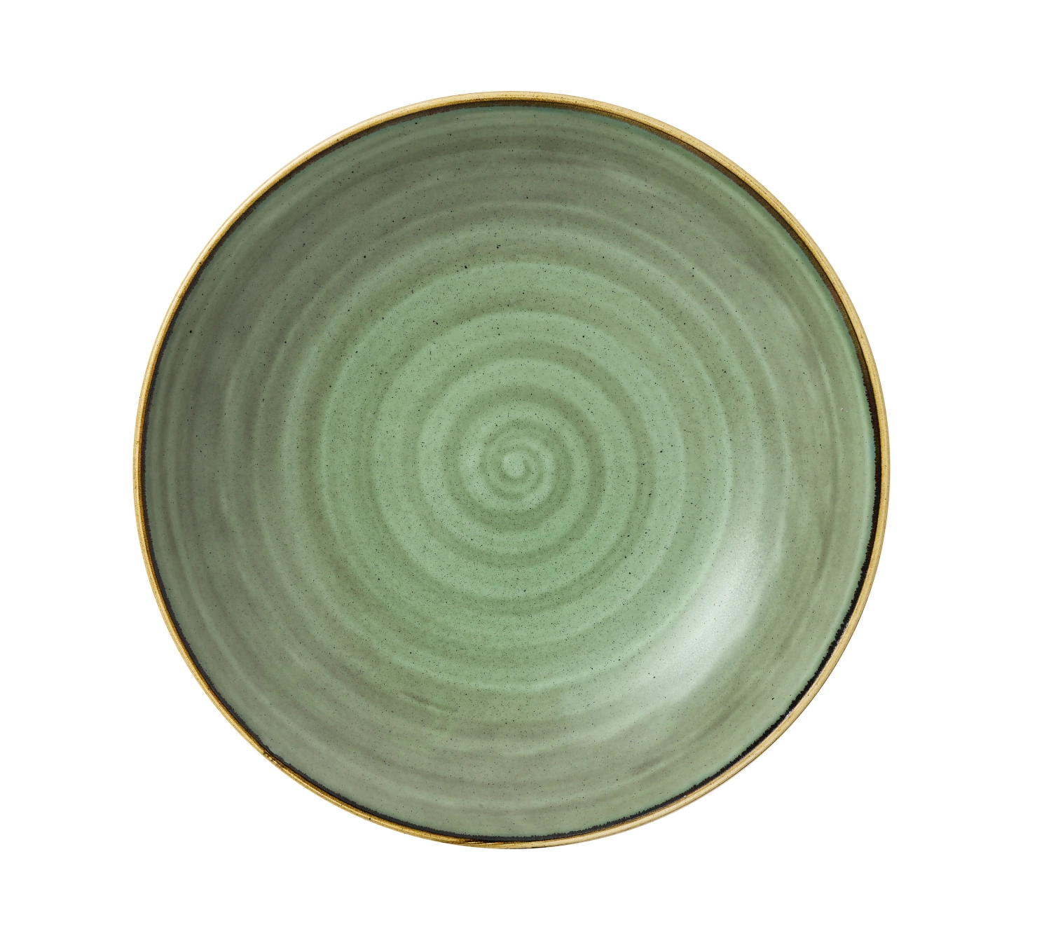 Stonecast Samphire Green Coupe Teller tief
