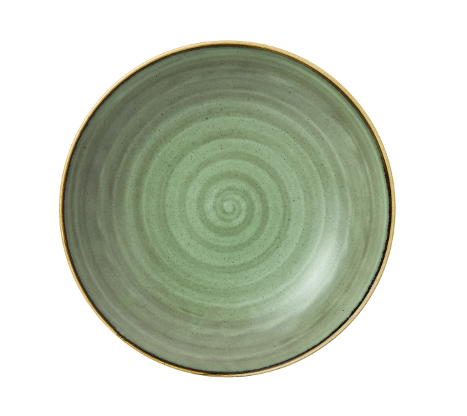 Stonecast Samphire Green Coupe Assiette creuse