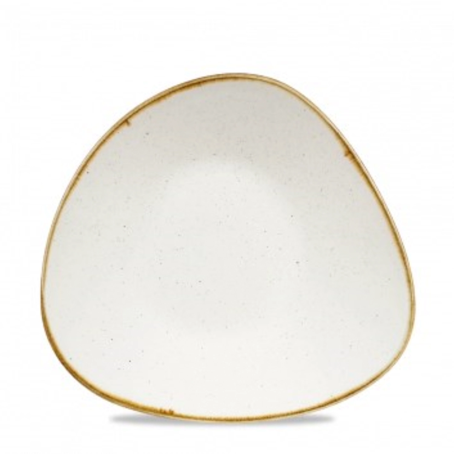 Bol triangulaire shallow barley white 27.2x26.7cm