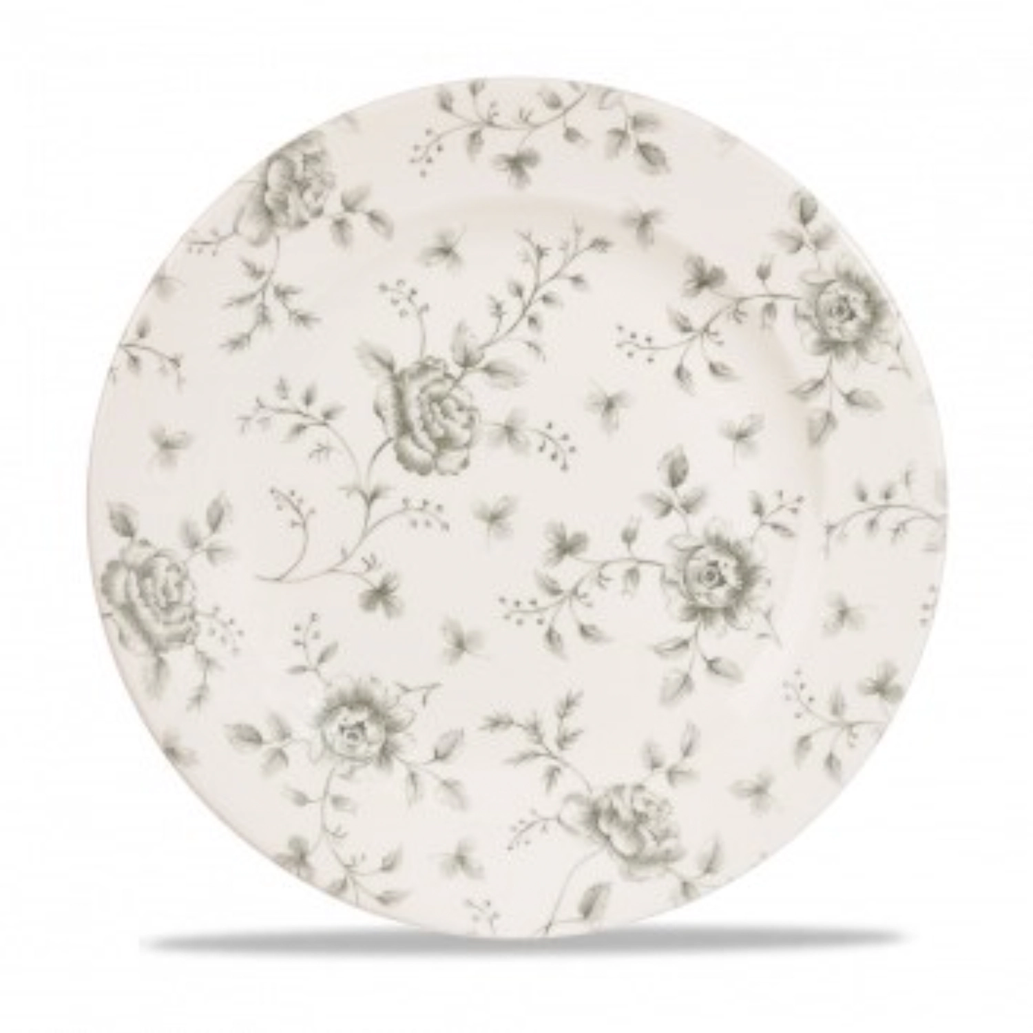 Assiette plate aile grey rose chintz 27.6cm