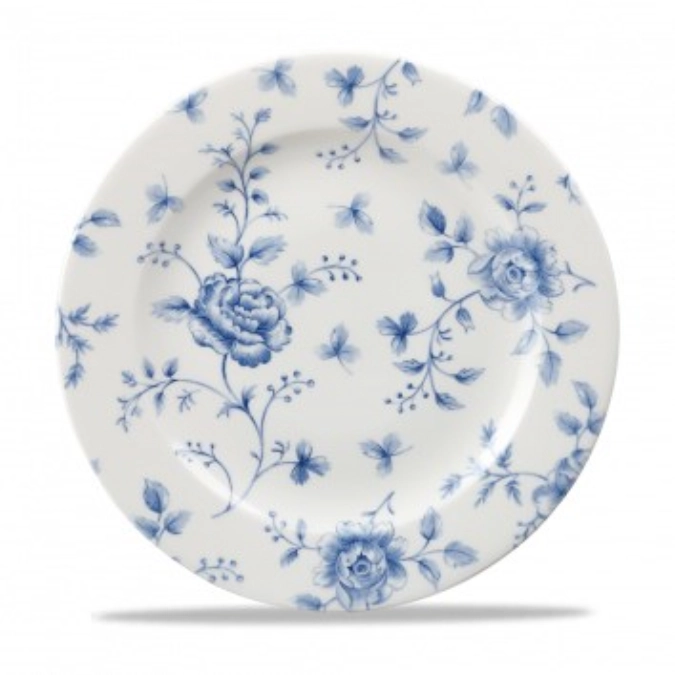 Assiette plate aile prague rose chintz 27.6cm