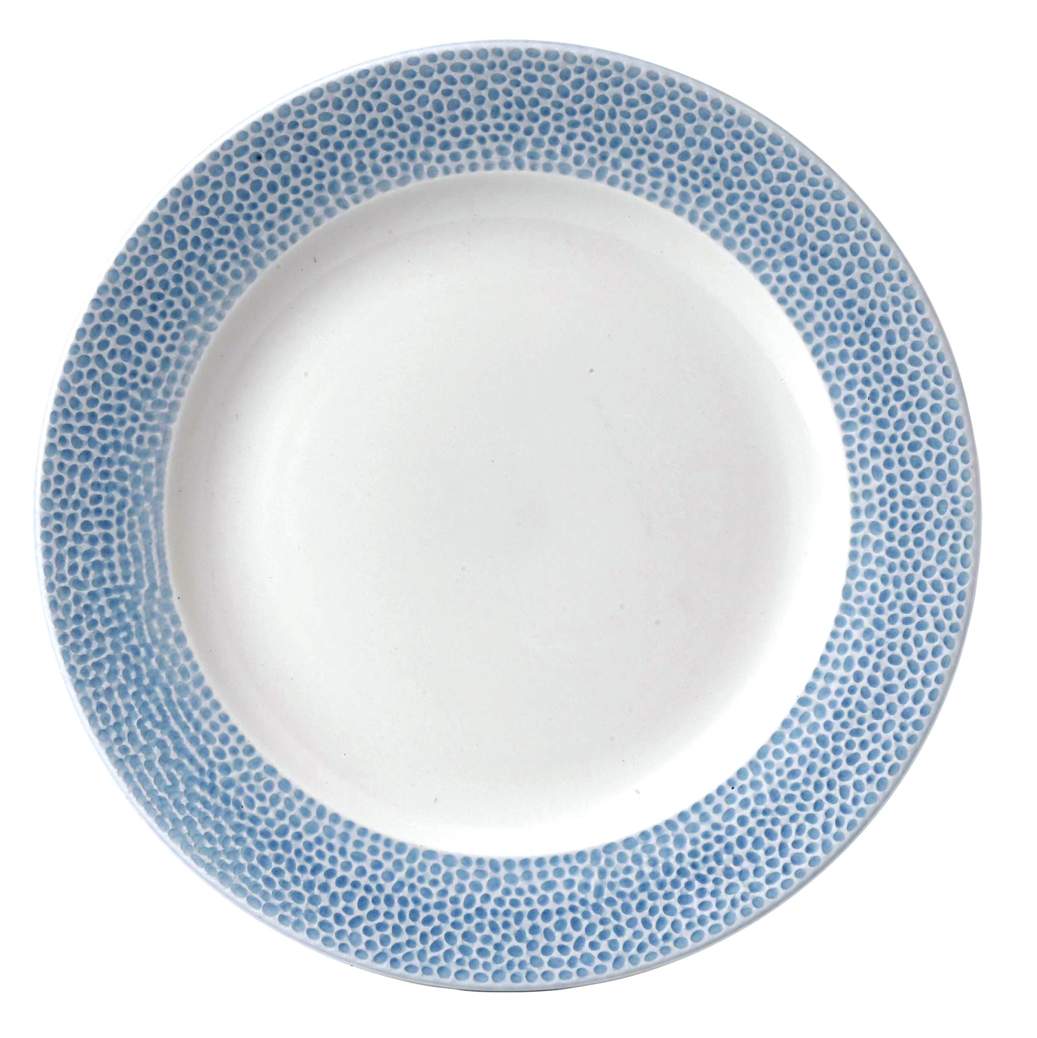Isla ocean blue assiette mi-profondeur drapeau étroite