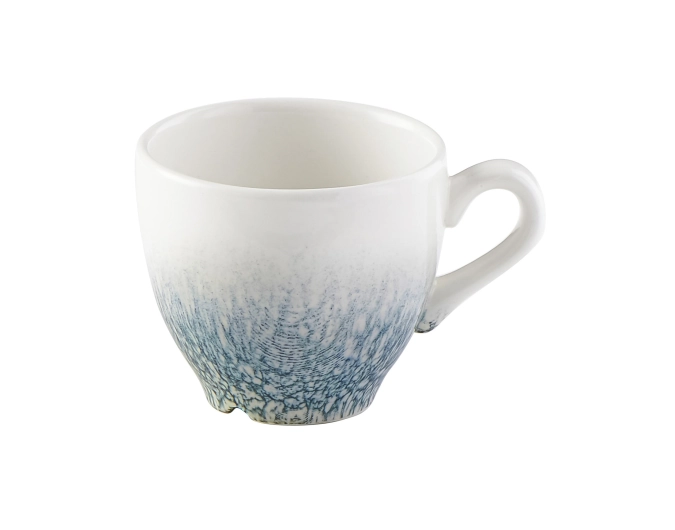 S.P. Raku Topaz Blue Espressotasse