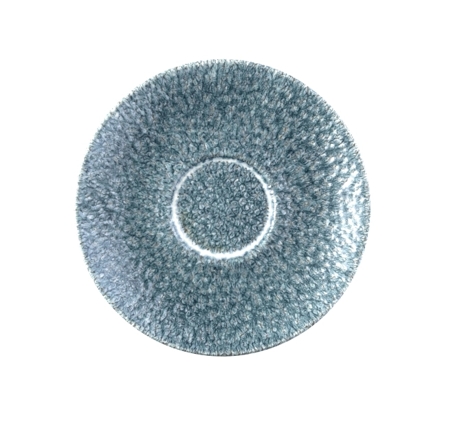 S.P. Raku Topaz Blue Untertasse