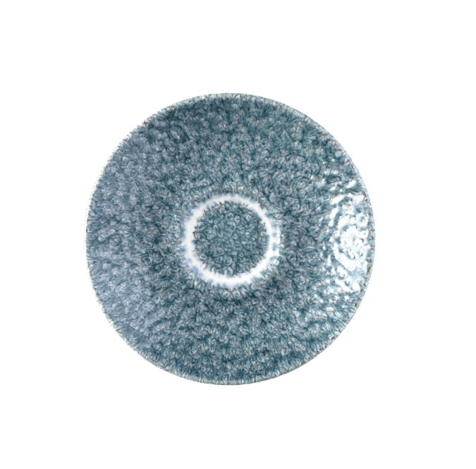 S.P. Raku Topaz Blue Espresso Untertasse
