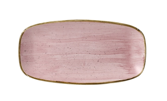 Stonecast petal pink plat rectangulaire 29.8x15.3cm