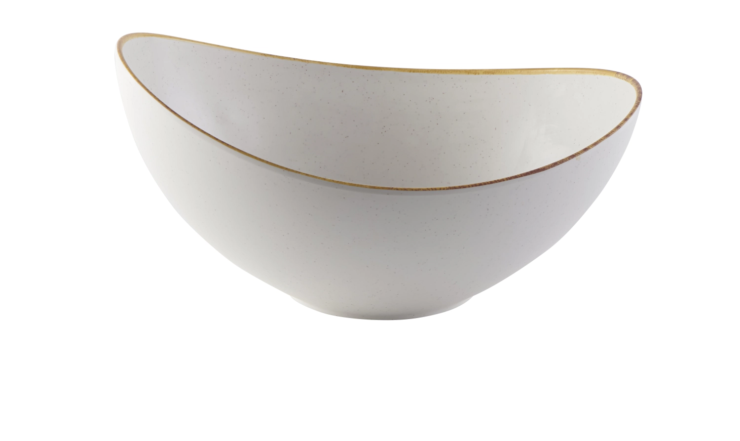 Stonecast Melamine Barley White Buffet Bowl